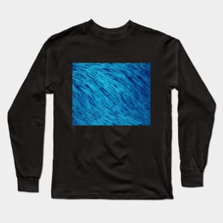 Blue Waves Long Sleeve T-Shirt